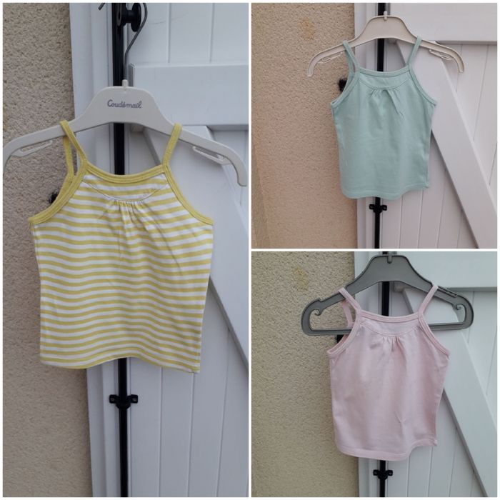Lot de 3 débardeurs bébé filles en 81 cm la redoute