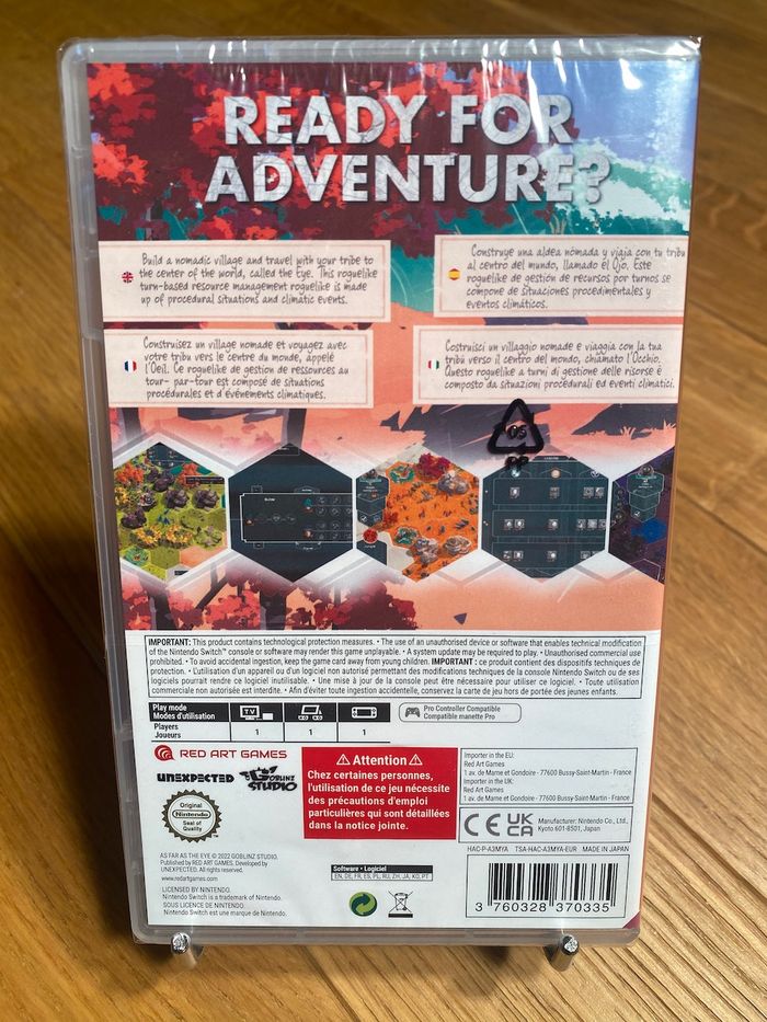 As far as the eye - switch - jeu neuf sous blister - photo numéro 2