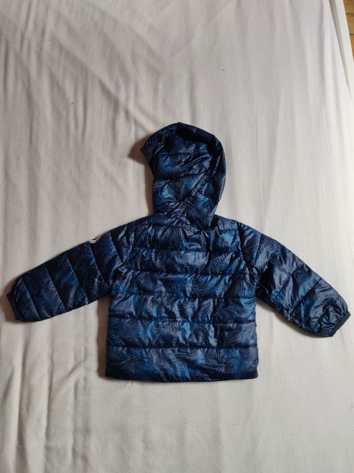 Doudoune Grain de Blé bleue marine taille 12 mois - photo numéro 2