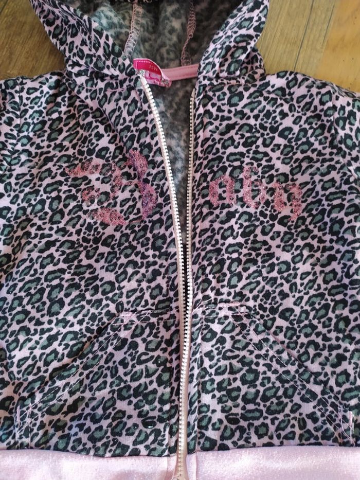 Ensemble veste léopard rose et pantalon - photo numéro 4