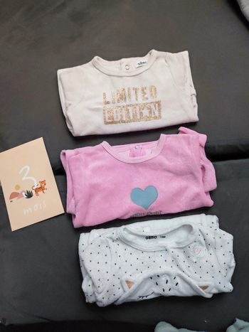 Lot de 3 pyjamas - 3 mois 💖