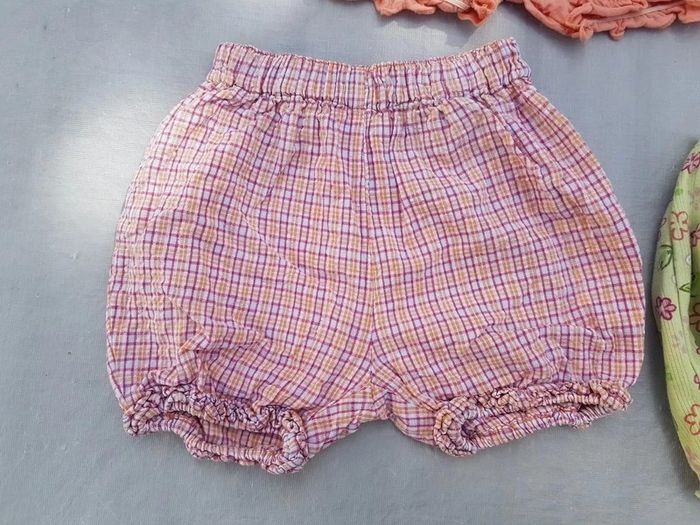 Lot de 5 shorts fille 6 mois - photo numéro 4