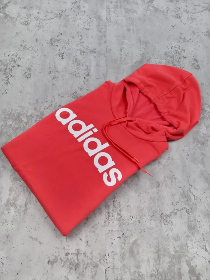 Sweat à capuche Adidas rose – Taille XXL Femme (mesures en photos)