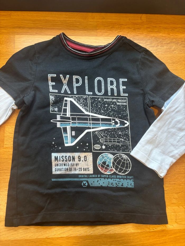 T-shirt ML sergent major 3 ans garçon