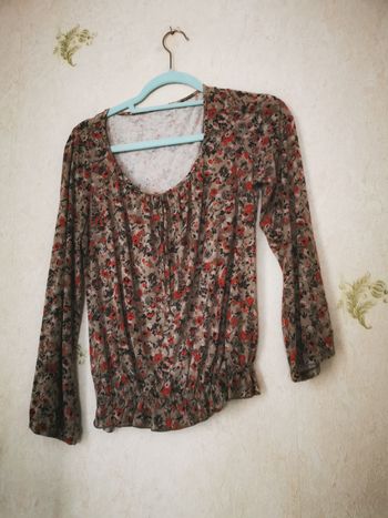 Pull Manche Longue Fleuri