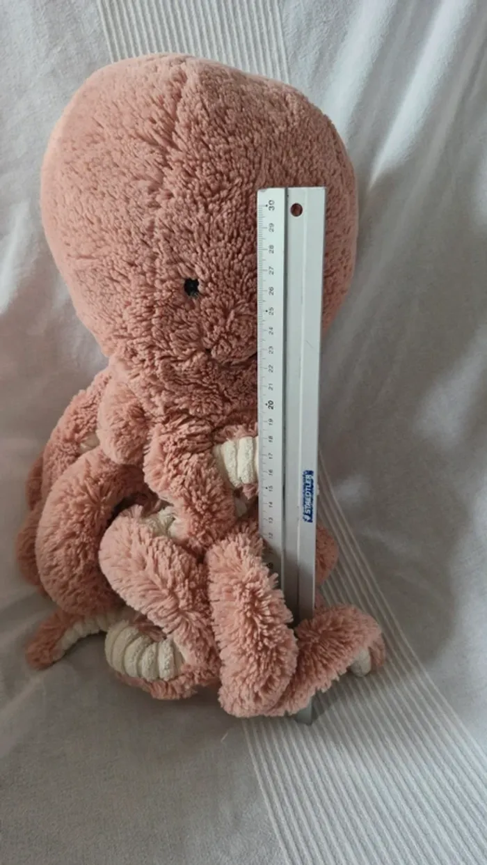 Pieuvre rose jellycat - photo numéro 5