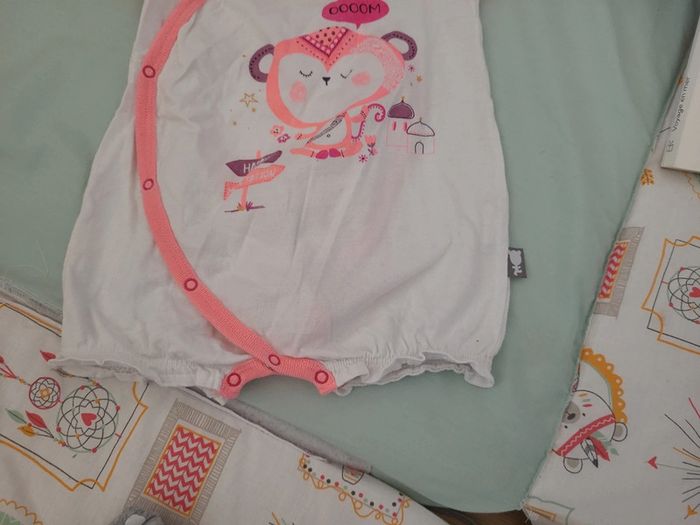 Barboteuse courte et croisée Petit Beguin 6 mois 68 cm - photo numéro 6