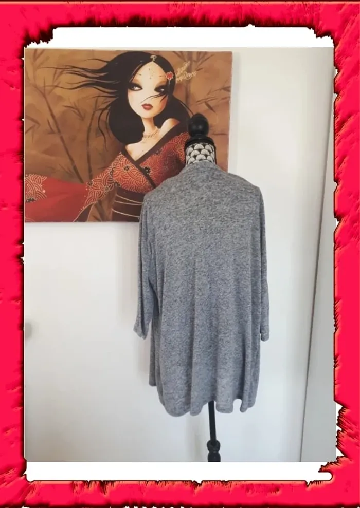 Gilet manche 3/4 et tshirt 2 en 1 taille XL MS Mode - photo numéro 4