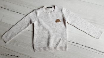 Vêtement fille pull crème brillant doré In extenso 5 ans