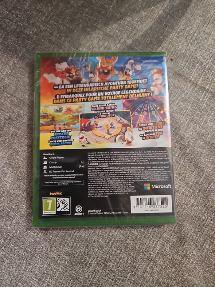 Les lapins crétins xbox one neuf - photo numéro 2