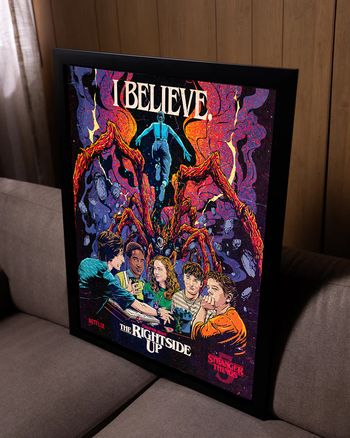 Poster Stranger Things - The Rightside Up - Saison 5