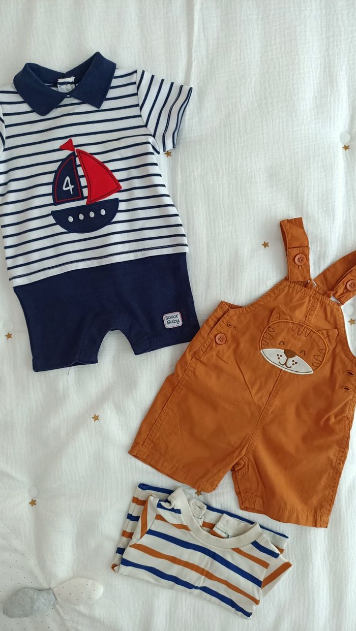 Lot de vêtements 3 mois printemps/été garçon - photo numéro 2