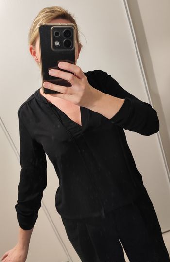 Blouse noire camaieu 