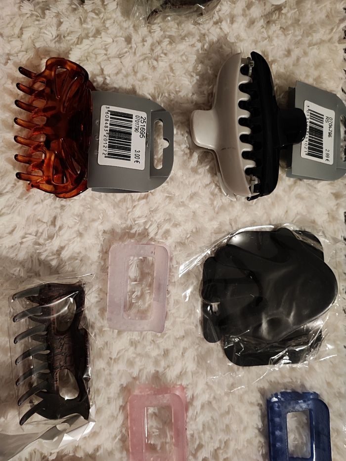 Lot de 14 pinces et barettes cheveux fille - photo numéro 4