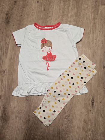 Joli ensemble été fille 12 mois