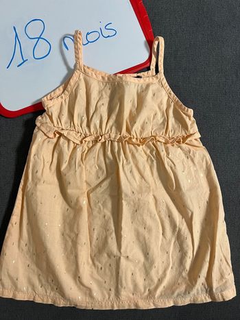 Robe à bretelles Kiabi 18 mois