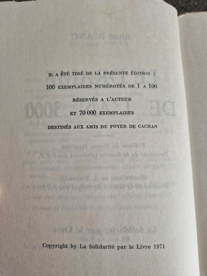 Livre Le Drame de l'an 3000 - Aimé Blanc - photo numéro 3