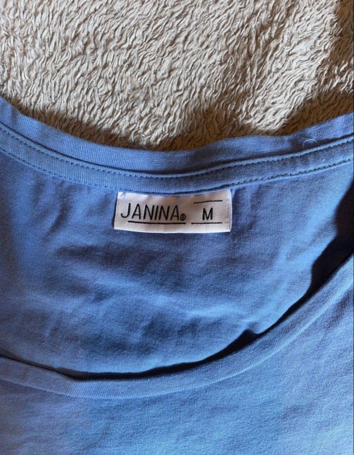 tee-shirt bleu Janina - taille M, basique, chic & confortable - photo numéro 2