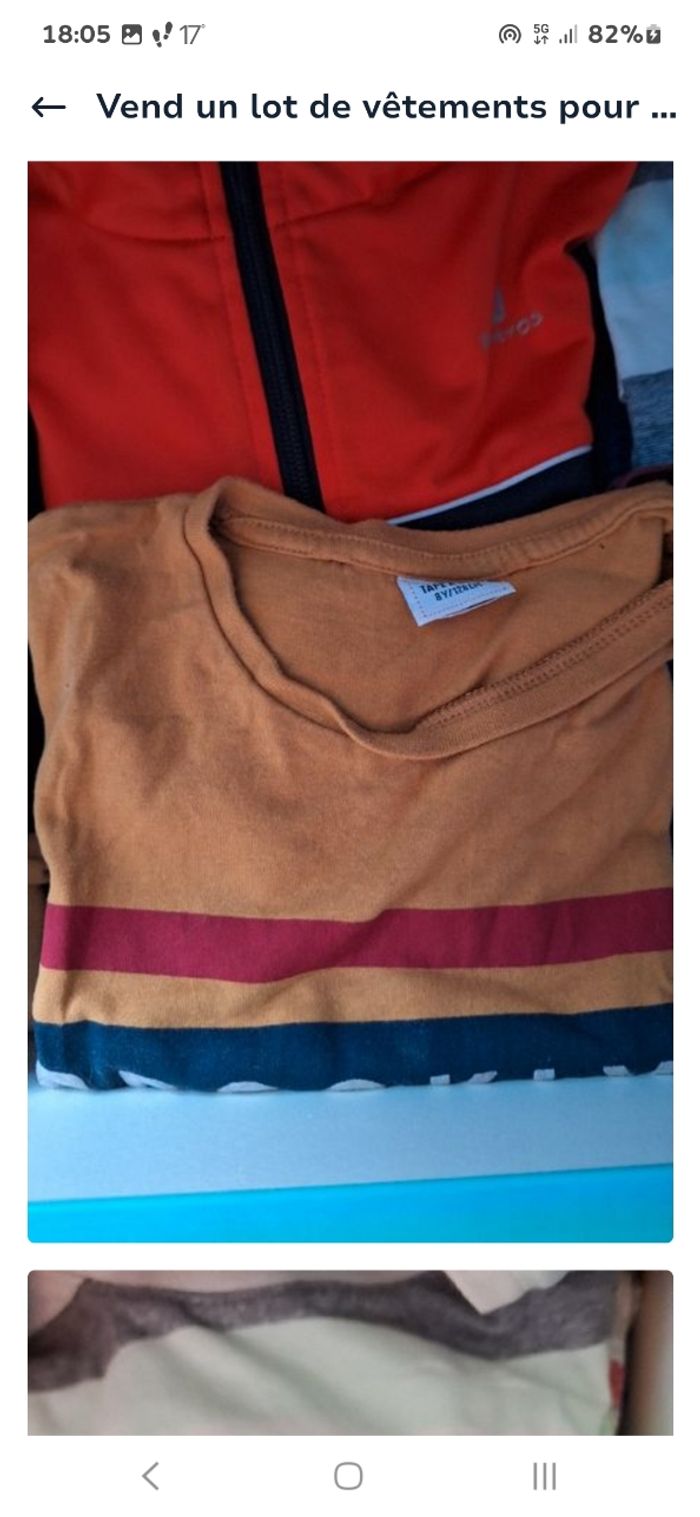 Vend un lot de vêtements pour garçon - photo numéro 2