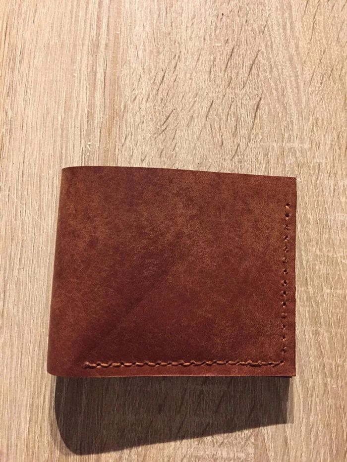 portefeuille homme marron - photo numéro 2