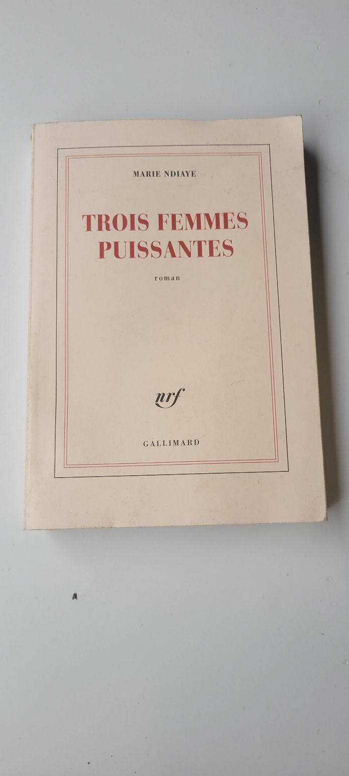 Livre " trois femmes puissantes "