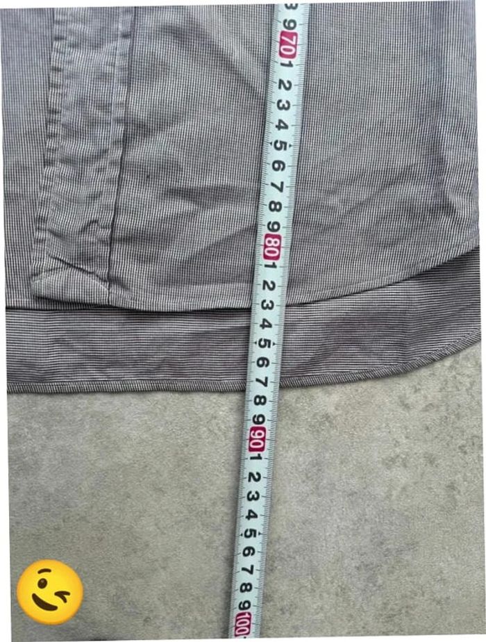 Chemise Ralph Lauren manches longues Taille XL gris noir Homme Men CHE126 - photo numéro 5