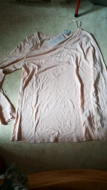 Haut Camaïeu t. L rose pâle Neuf