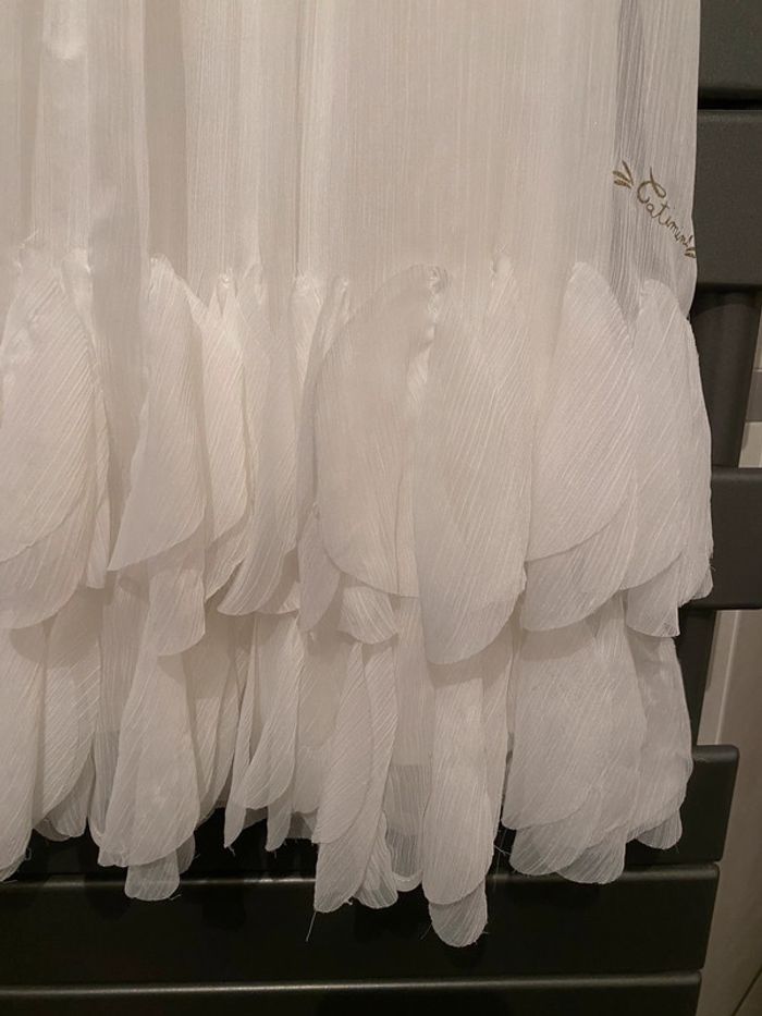Robe blanche Catimini 10 ans - photo numéro 4