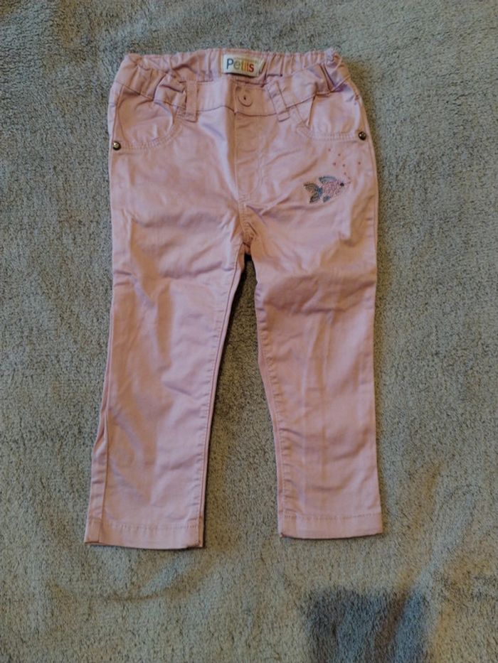 Pantalon jean rose