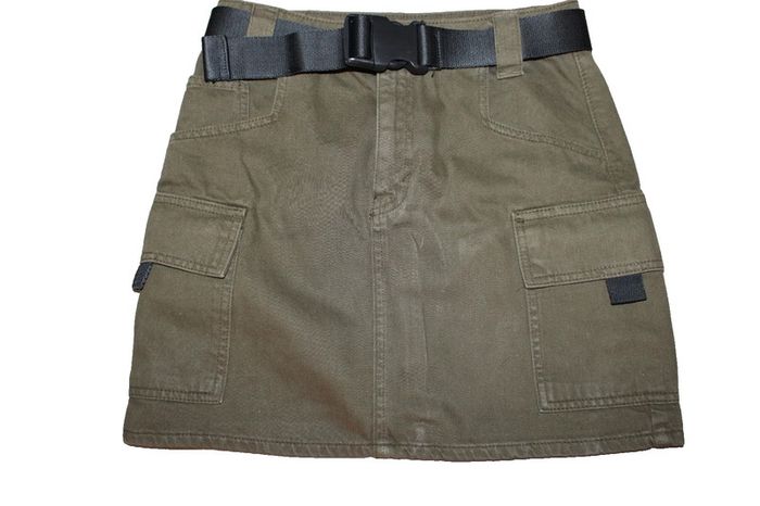 mini jupe coupe cargo en jeans épais idéal hiver marque top shop