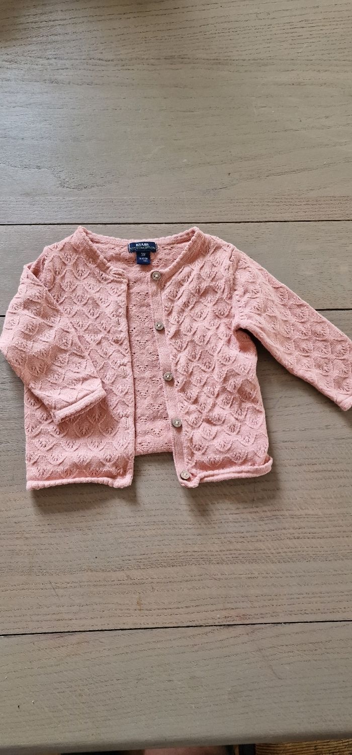 Gilet kiabi saumon neuf