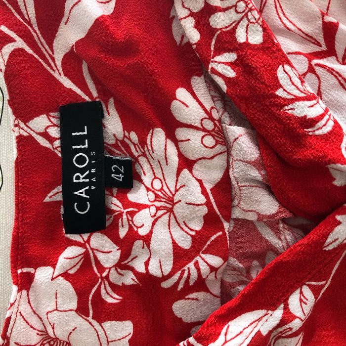 Petit haut fleuri taille 42 caroll - photo numéro 2