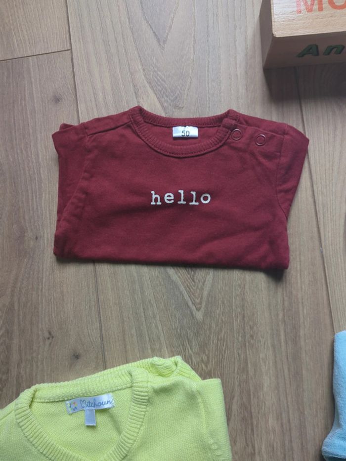 Lot vêtements naissance + 1 mois - photo numéro 6