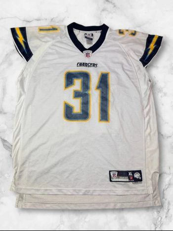 Maillot NFL Reebok San Diego Chargers Antonio Cromartie #31 Blanc Taille XL