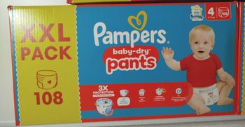Pampers Pants T4 x108 9-15kgs