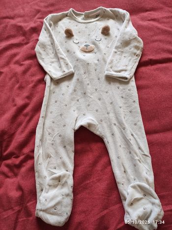 Pyjama velours Kiabi 24 mois