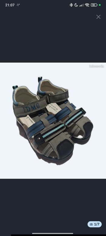 Sandales garçon pour L'été