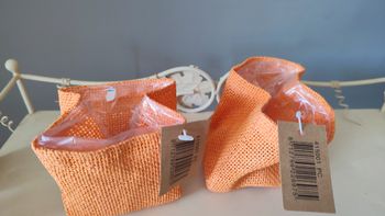 sacs en jute carre lot de 2