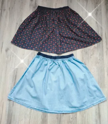 Lot 2 jupes été fille taille 10 ans