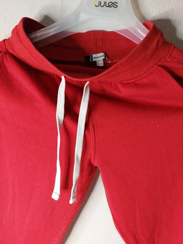 Pantalon de jogging rouge "Jennyfer" - photo numéro 4