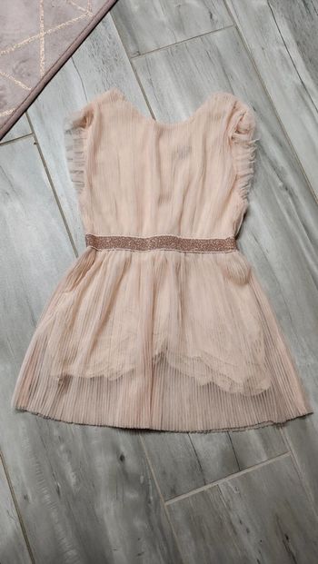 Robe voilage rose