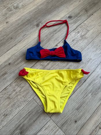 Maillot de bain 2 pièces Calzedonia blanche neige 3 ans