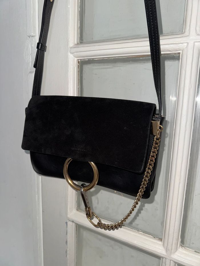 sac chloe modèle Faye Cuir et daim Avec le dustbag - photo numéro 11