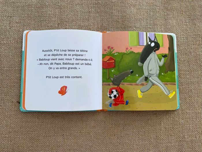 Livre p'tit loup n'a plus besoin de tétine Auzou - photo numéro 4