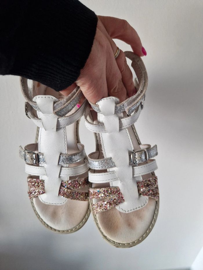 Sandales sandalettes nu pied taille 30 gbb - photo numéro 4