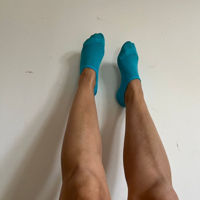 Chaussette bleu - photo numéro 2
