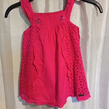 robe d'été rose de Marèse 18 mois réf R508 A3