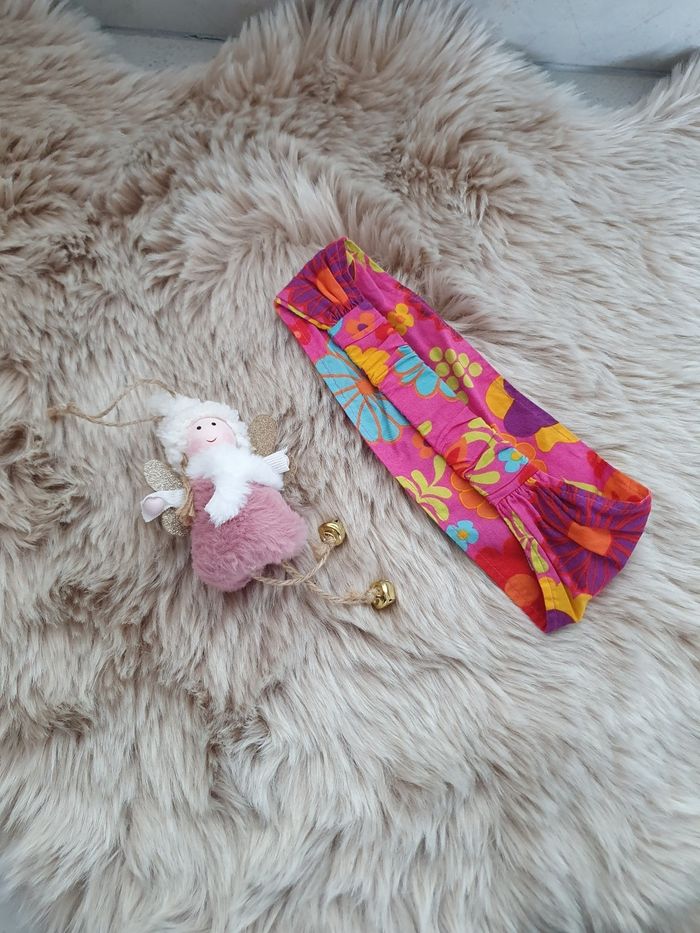 Bandeau fushia a fleurs orchestra - photo numéro 2