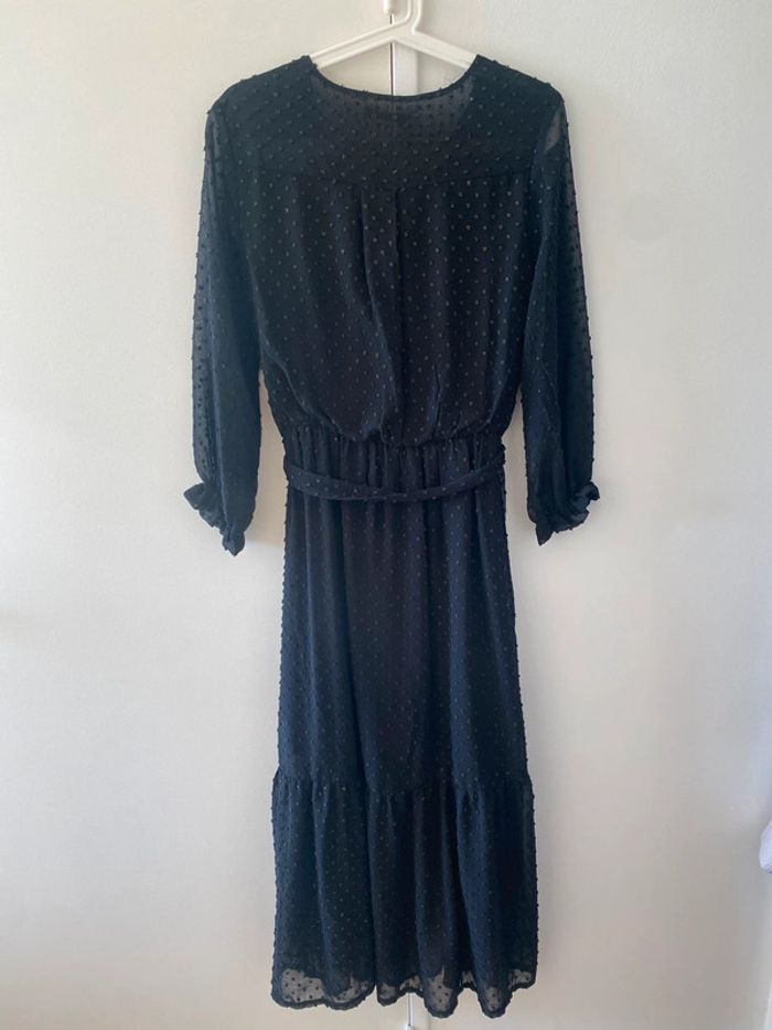 Robe noire plumetis - photo numéro 5