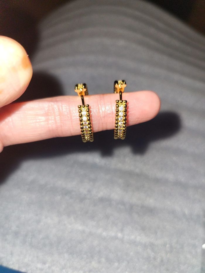 Boucle d'oreilles en acier inoxydable - photo numéro 2